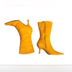 Antonio Melani Leather Boots Size 6